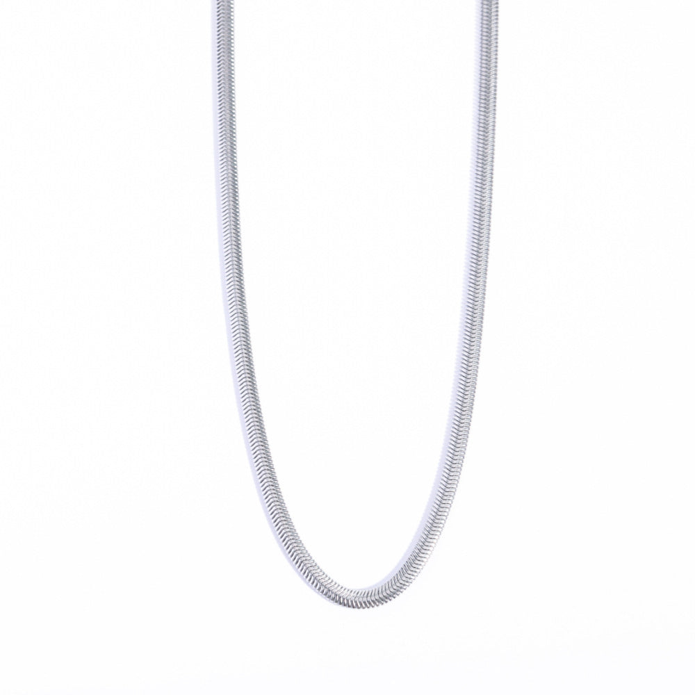 Thin Snake Chain Silver ANHA