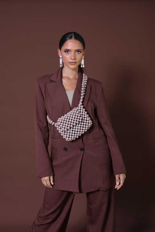 AKARI Cross Body Beaded Bag