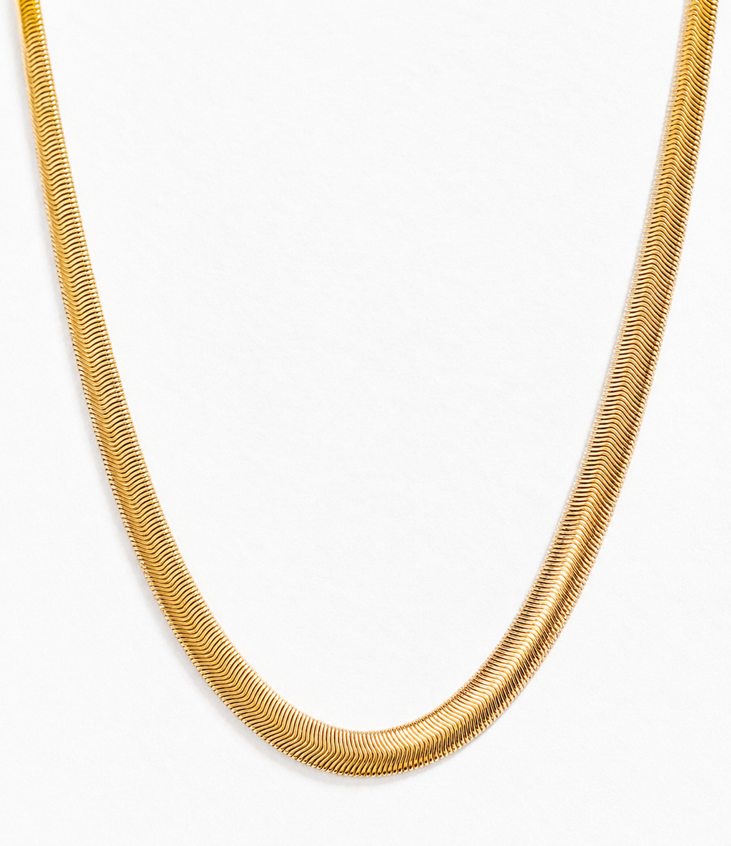 Chunky Herringbone Necklace