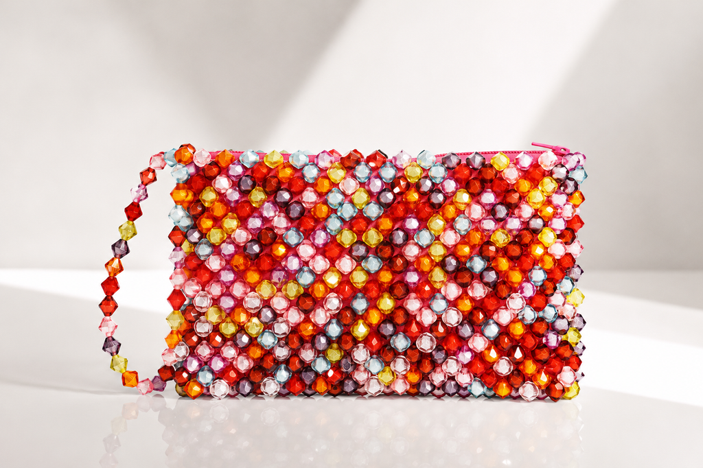 Beaded Wrist Bag