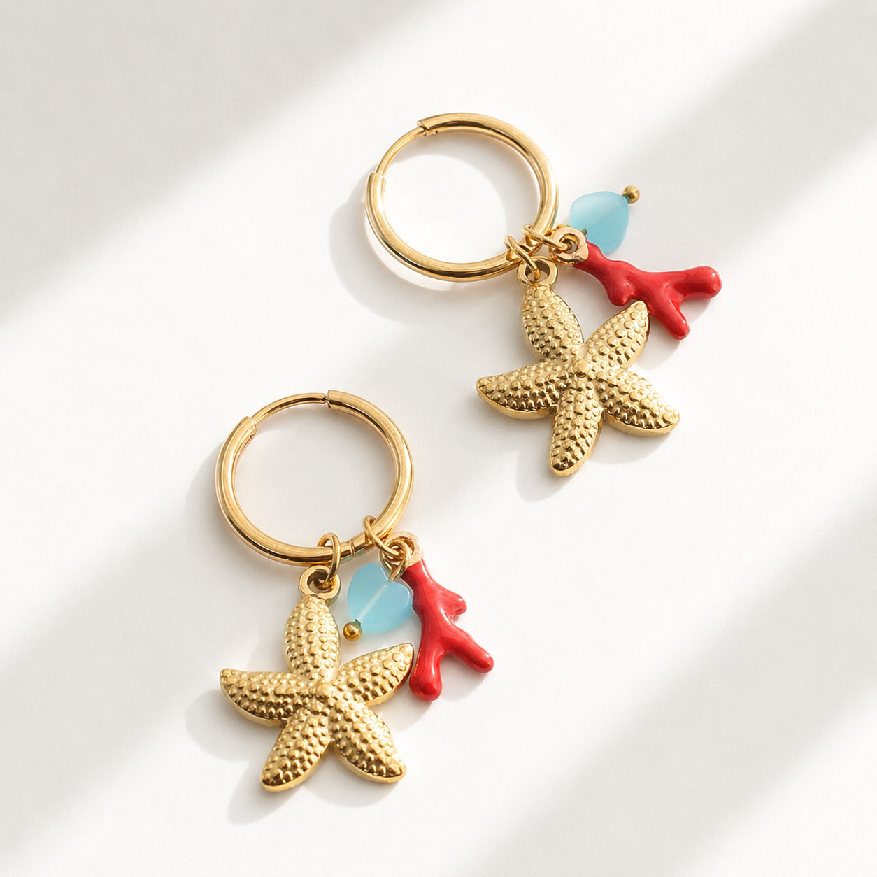Charm Huggies : Starfish