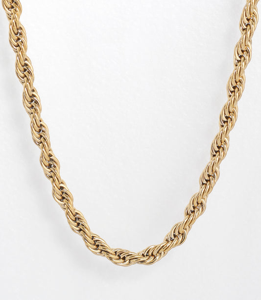Chunky Twisted Rope Necklace