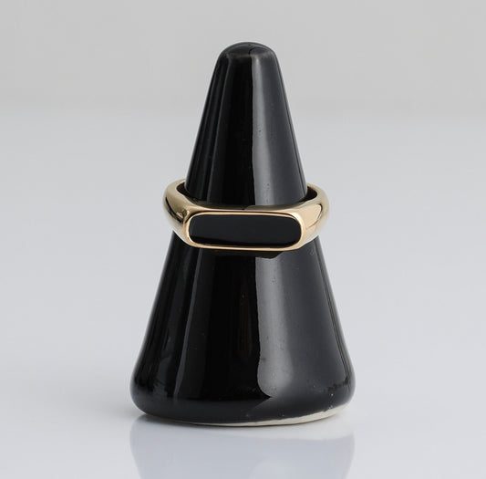 Elle Ring : Black Inlay
